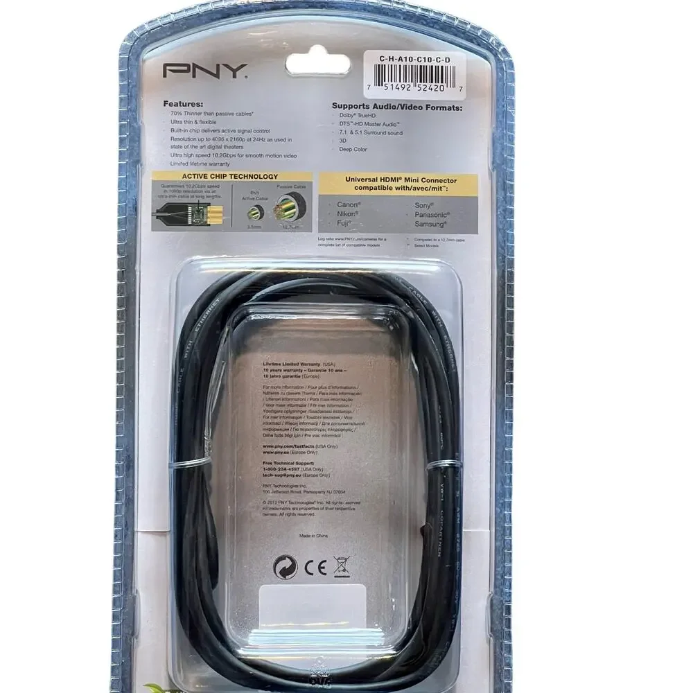 Universal HDMI Mini to HDMI Connector UPC 751492524207